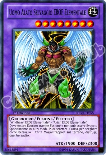 LCGX-IT055 Uomo Alato Selvaggio Eroe Elementale comune 1a Edizione (IT) -NEAR MINT-
