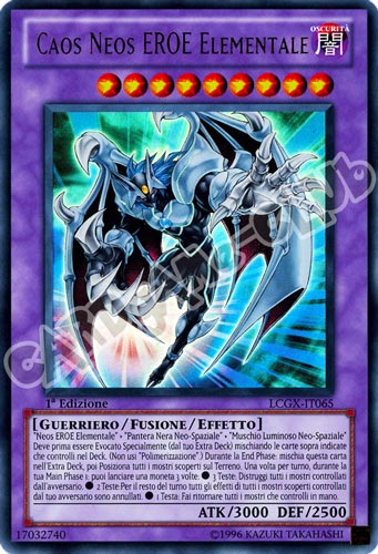 LCGX-IT065 Caos Neos Eroe Elementale ultra rara 1a Edizione (IT) -NEAR MINT-
