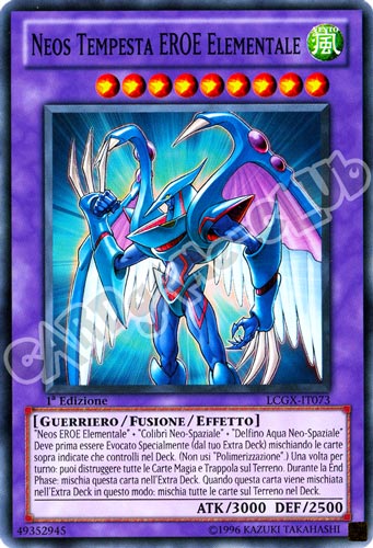 LCGX-IT073 Neos Tempesta Eroe Elementale comune 1a Edizione (IT) -NEAR MINT-