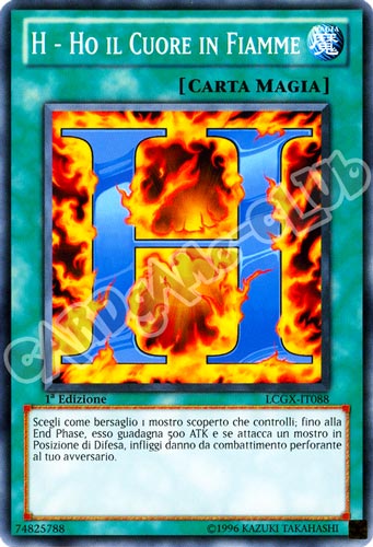 LCGX-IT088 H - Ho il Cuore in Fiamme comune 1a Edizione (IT) -NEAR MINT-