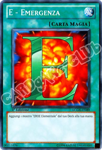 LCGX-IT089 E - Emergenza comune 1a Edizione (IT) -NEAR MINT-