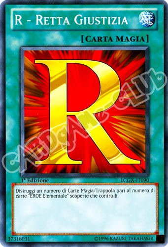 LCGX-IT090 R - Retta Giustizia comune 1a Edizione (IT) -NEAR MINT-