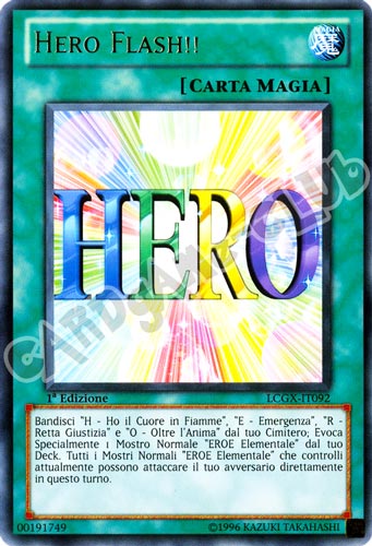 LCGX-IT092 Hero Flash rara 1a Edizione (IT) -NEAR MINT-