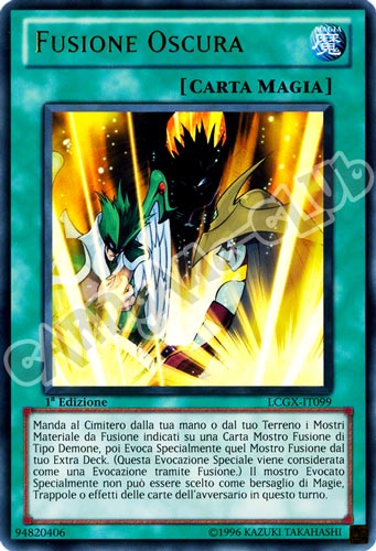 LCGX-IT099 Fusione Oscura ultra rara 1a Edizione (IT) -NEAR MINT-