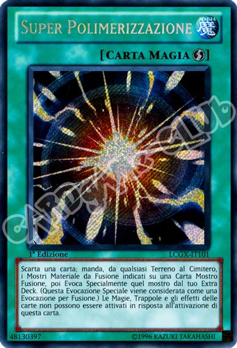 LCGX-IT101 Super Polimerizzazione rara segreta 1a Edizione (IT) -NEAR MINT-