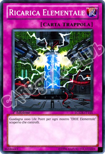 LCGX-IT115 Ricarica Elementale comune 1a Edizione (IT) -NEAR MINT-