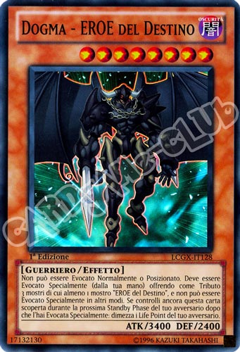 LCGX-IT128 Dogma - Eroe del Destino super rara 1a Edizione (IT) -NEAR MINT-