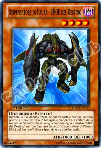 LCGX-IT130 Dispensatore di Paura - Eroe del Destino comune 1a Edizione (IT) -NEAR MINT-