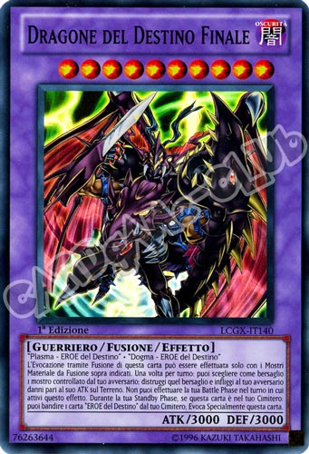LCGX-IT140 Dragone del Destino Finale super rara 1a Edizione (IT) -NEAR MINT-