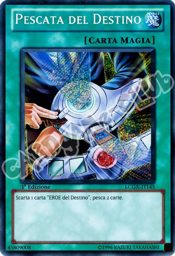 LCGX-IT145 Pescata del Destino rara segreta 1a Edizione (IT) -NEAR MINT-