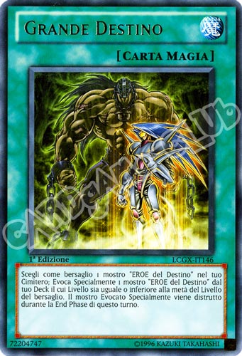 LCGX-IT146 Grande Destino rara 1a Edizione (IT) -NEAR MINT-