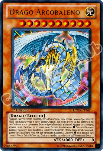 LCGX-IT162 Drago Arcobaleno ultra rara 1a Edizione (IT) -NEAR MINT-