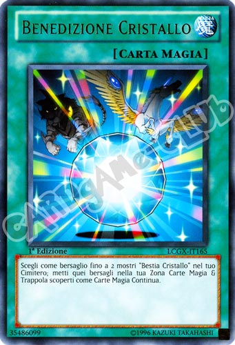 LCGX-IT165 Benedizione Cristallo rara 1a Edizione (IT) -NEAR MINT-