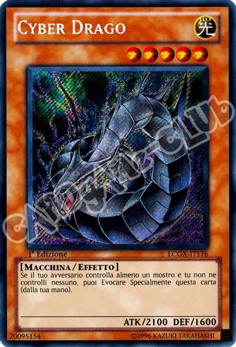 LCGX-IT176 Cyber Drago rara segreta 1a Edizione (IT) -NEAR MINT-