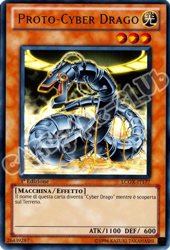 LCGX-IT177 Proto-Cyber Drago ultra rara 1a Edizione (IT) -NEAR MINT-