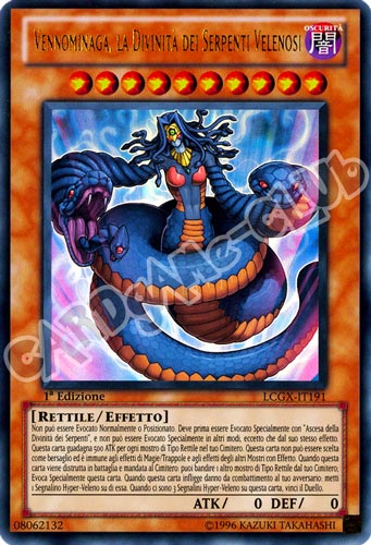 LCGX-IT191 Vennominaga, la Divinita' dei Serpenti Velenosi ultra rara 1a Edizione (IT) -NEAR MINT-