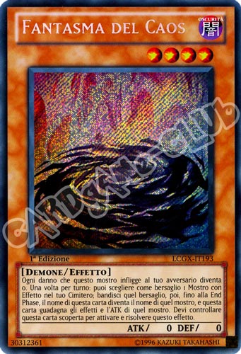 LCGX-IT193 Fantasma del Caos rara segreta 1a Edizione (IT) -NEAR MINT-
