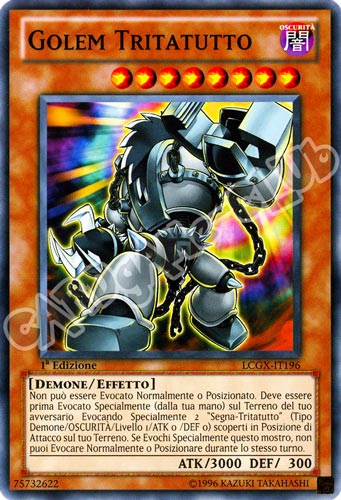 LCGX-IT196 Golem Tritatutto comune 1a Edizione (IT) -NEAR MINT-
