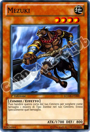 LCGX-IT200 Mezuki comune 1a Edizione (IT) -NEAR MINT-