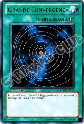 LCGX-IT214 Grande Convergenza rara 1a Edizione (IT) -NEAR MINT-