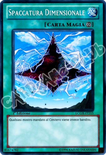 LCGX-IT215 Spaccatura Dimensionale rara segreta 1a Edizione (IT) -NEAR MINT-