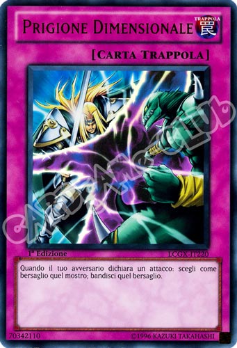 LCGX-IT220 Prigione Dimensionale ultra rara 1a Edizione (IT) -NEAR MINT-