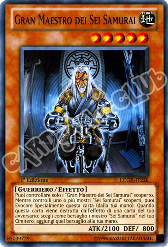 LCGX-IT226 Gran Maestro dei Sei Samurai comune 1a Edizione (IT) -NEAR MINT-