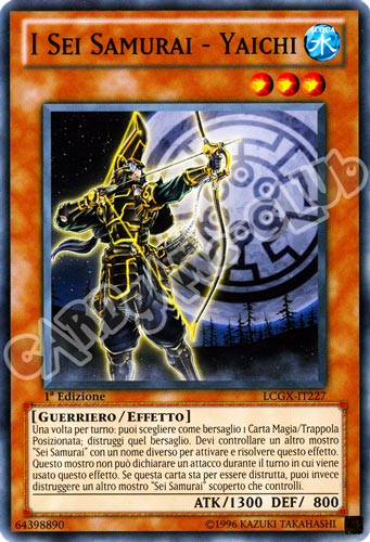 LCGX-IT227 I Sei Samurai - Yaichi comune 1a Edizione (IT) -NEAR MINT-