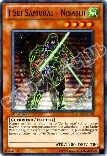 LCGX-IT230 I Sei Samurai - Nisashi comune 1a Edizione (IT) -NEAR MINT-