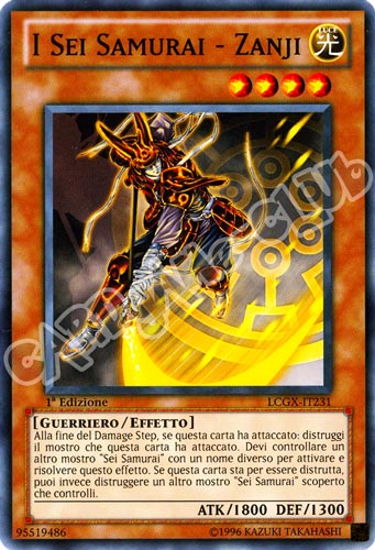 LCGX-IT231 I Sei Samurai - Zanji comune 1a Edizione (IT) -NEAR MINT-