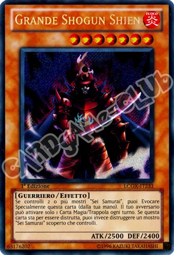 LCGX-IT233 Grande Shogun Shien rara segreta 1a Edizione (IT) -NEAR MINT-