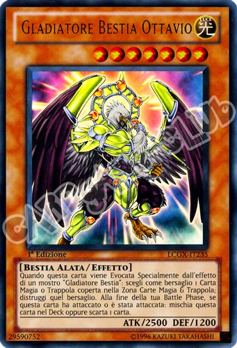LCGX-IT235 Gladiatore Bestia Ottavio ultra rara 1a Edizione (IT) -NEAR MINT-