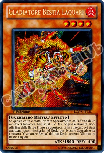 LCGX-IT238 Gladiatore Bestia Laquari rara segreta 1a Edizione (IT) -NEAR MINT-