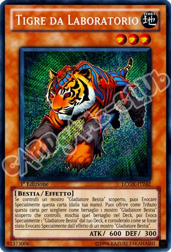 LCGX-IT242 Tigre da Laboratorio rara segreta 1a Edizione (IT) -NEAR MINT-
