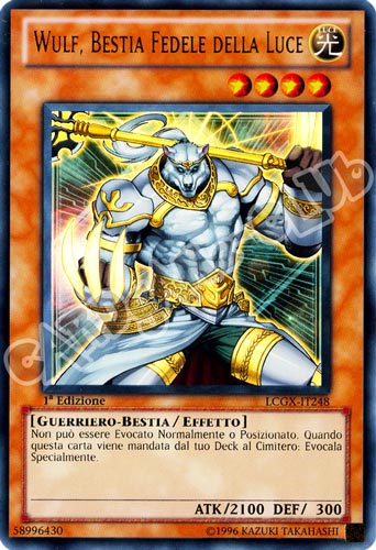 LCGX-IT248 Wulf, Bestia Fedele della Luce ultra rara 1a Edizione (IT) -NEAR MINT-