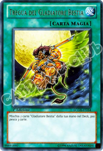 LCGX-IT254 Tregua del Gladiatore Bestia rara 1a Edizione (IT) -NEAR MINT-