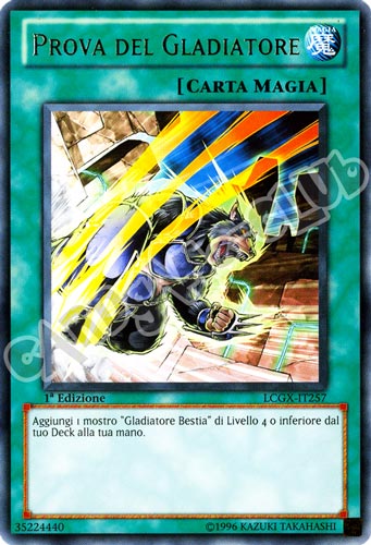 LCGX-IT257 Prova del Gladiatore rara 1a Edizione (IT) -NEAR MINT-
