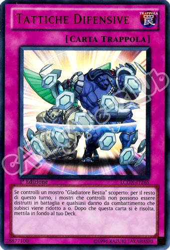 LCGX-IT265 Tattiche Difensive ultra rara 1a Edizione (IT) -NEAR MINT-