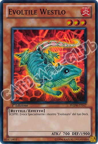 PHSW-IT017 Evoltile Westlo super rara 1a Edizione (IT) -NEAR MINT-