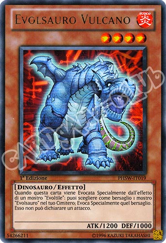 PHSW-IT019 Evolsauro Vulcano rara 1a Edizione (IT) -PLAYED-