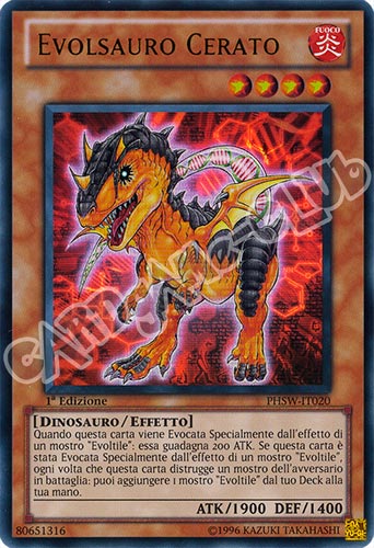 PHSW-IT020 Evolsauro Cerato ultra rara 1a Edizione (IT) -PLAYED-