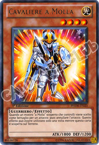 PHSW-IT023 Cavaliere a Molla rara 1a Edizione (IT)  -GOOD-