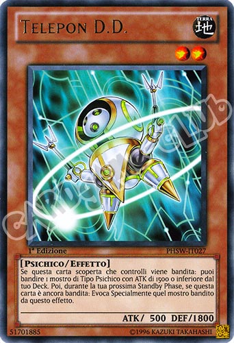 PHSW-IT027 Telepon D.D. rara 1a Edizione (IT) -NEAR MINT-