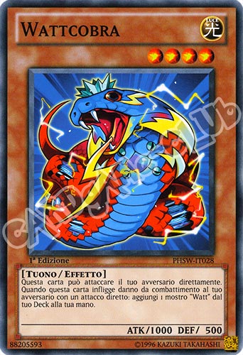 PHSW-IT028 Wattcobra comune 1a Edizione (IT) -NEAR MINT-