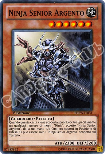 PHSW-IT031 Ninja Senior Argento comune 1a Edizione (IT) -NEAR MINT-