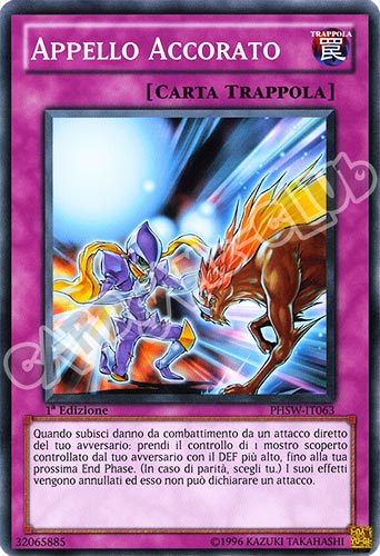 PHSW-IT063 Appello Accorato comune 1a Edizione (IT) -NEAR MINT-