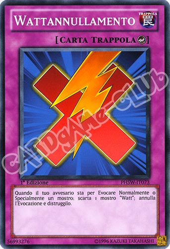 PHSW-IT073 Wattannullamento comune 1a Edizione (IT) -NEAR MINT-