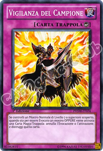 PHSW-IT074 Vigilanza del Campione comune 1a Edizione (IT) -NEAR MINT-