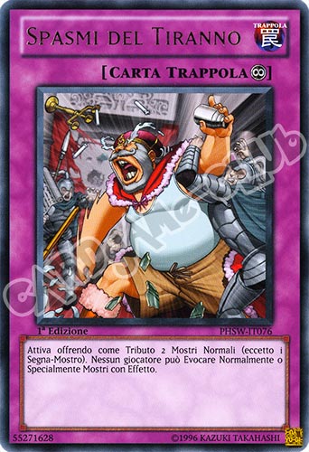 PHSW-IT076 Spasmi del Tiranno rara 1a Edizione (IT) -PLAYED-