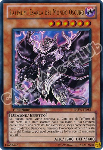 PHSW-IT085 Latinum, Esarca del Mondo Oscuro ultra rara 1a Edizione (IT) -NEAR MINT-
